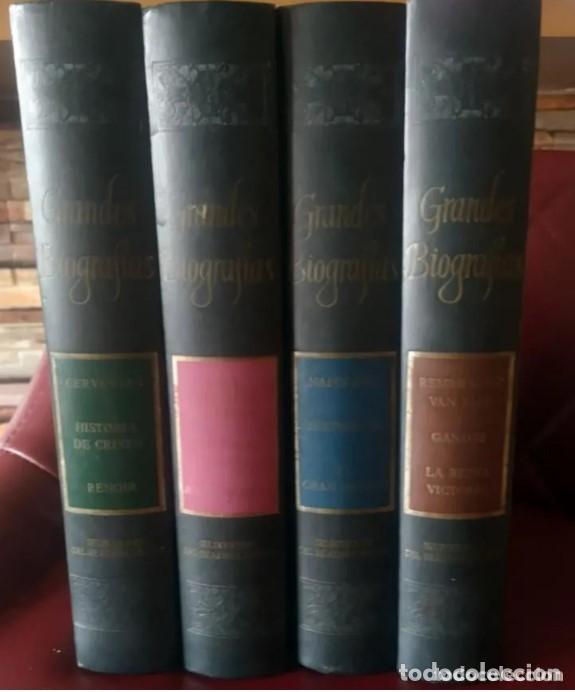 Second hand books: COLECCION GRANDES BIOGRAFIAS - SELECCIONES DEL READER&acute;S DIGEST 4 TOMOS COMPLETA - 1970 EDICION LUJO