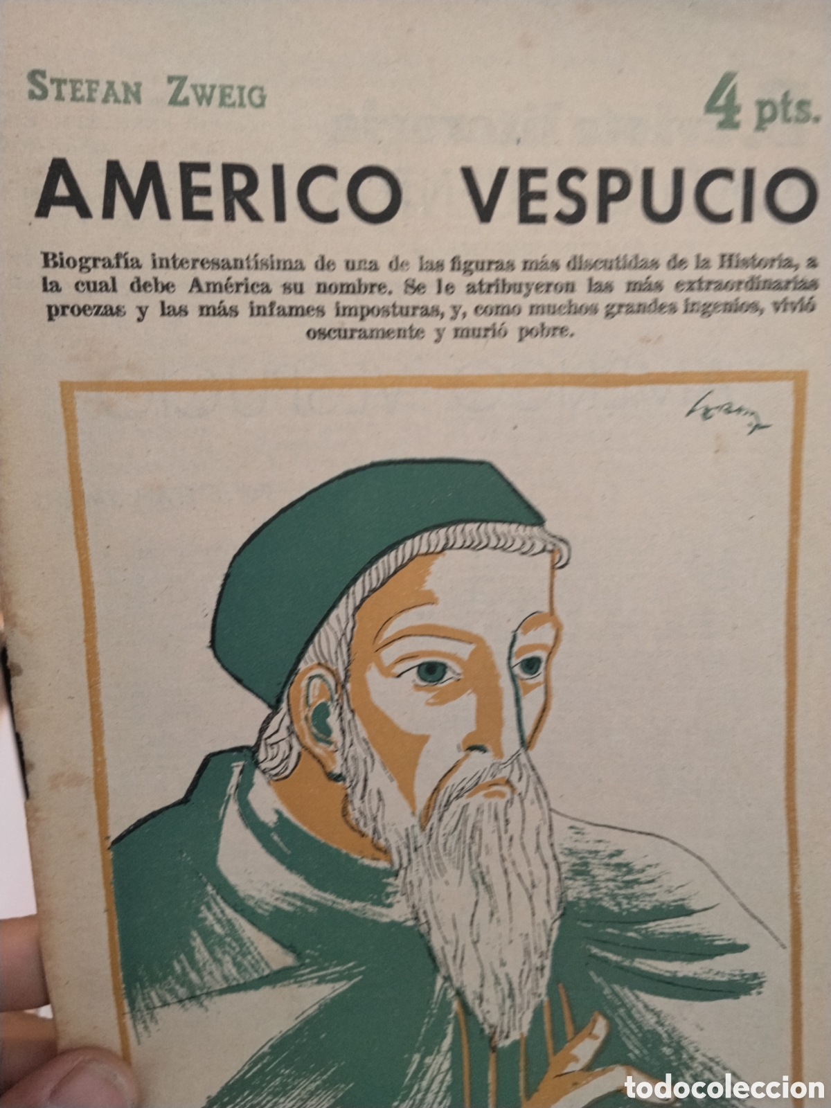 Libros de segunda mano: Stefan Zweig. Am&eacute;rico Vespucio