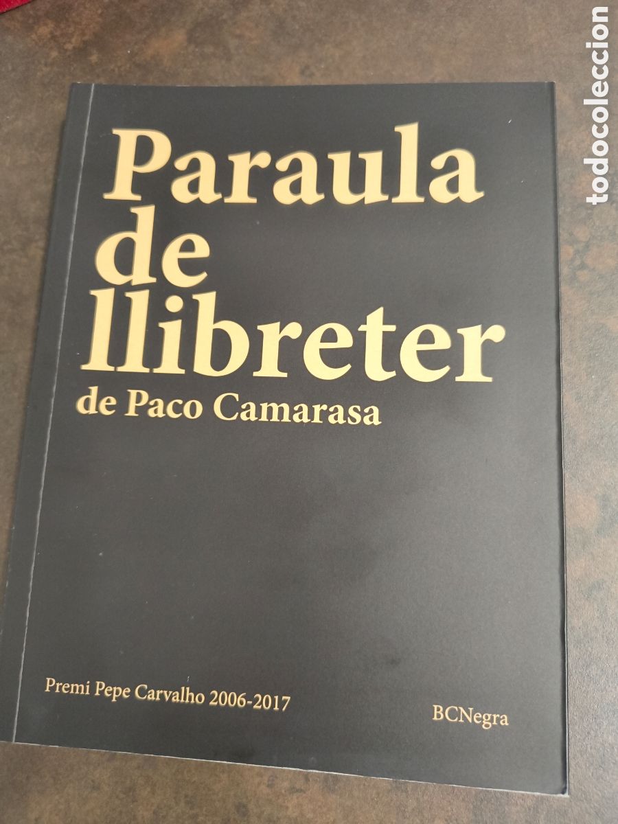 Libros de segunda mano: PARAULA DE LLIBRETER DE PACO CAMARASA (AJUNTAMENT DE BARCELONA)
