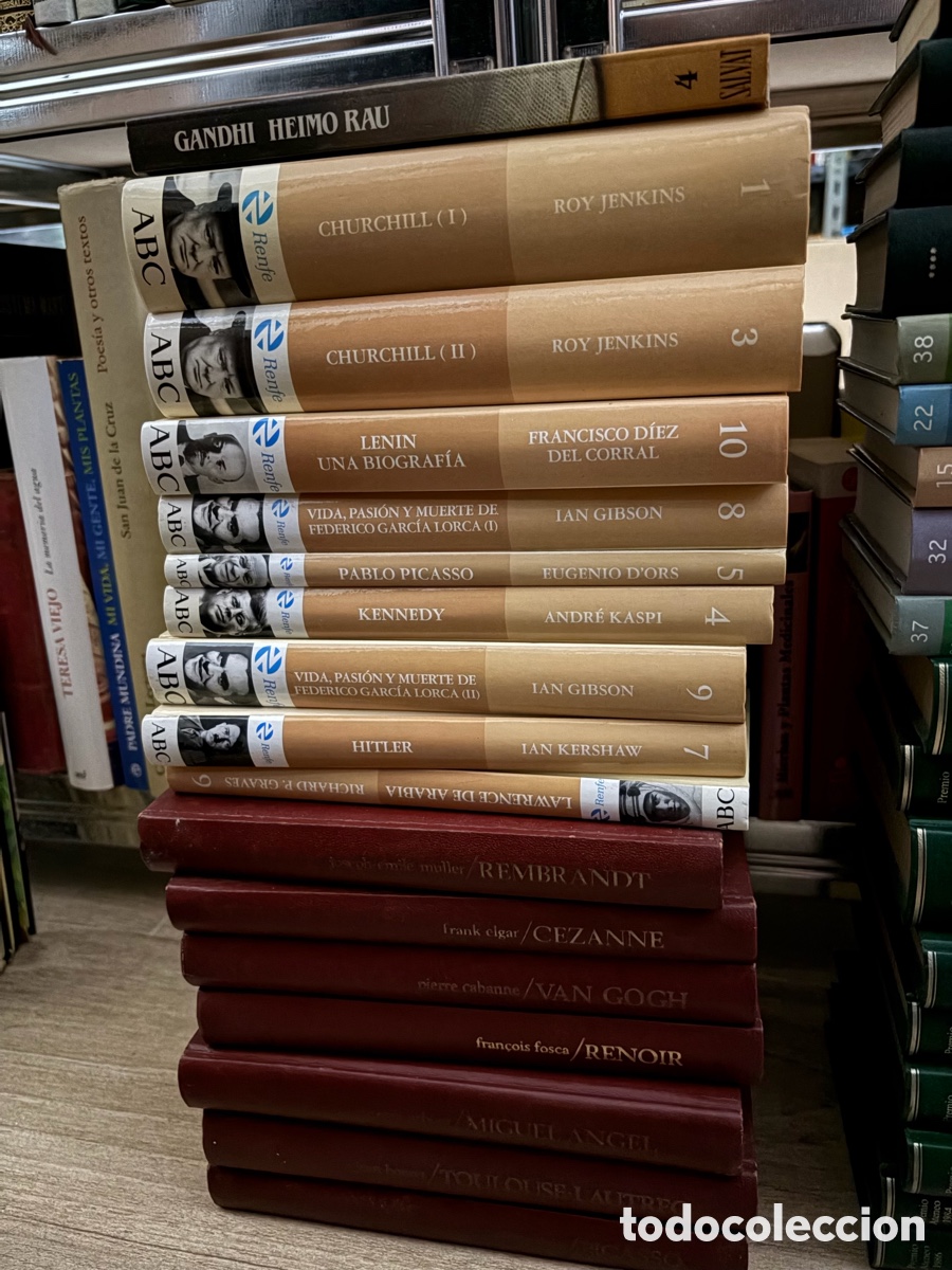 Libros de segunda mano: Lote 18 libros biogr&aacute;ficos - biograf&iacute;as renoir cezanne rembrandt van Gogh