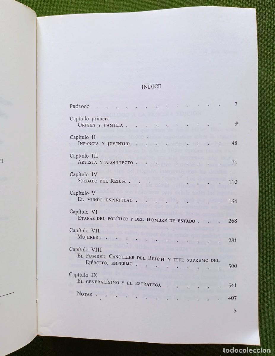 Libros de segunda mano: HITLER - WERNER MASER - EDICIONES ACERVO - 1983. - Foto 3