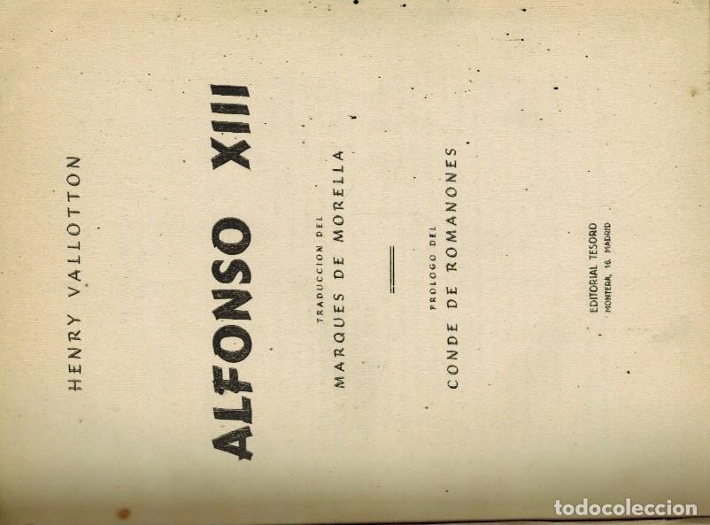 Libros de segunda mano: ALFONSO XIII, de Editorial Tesoro - Foto 1