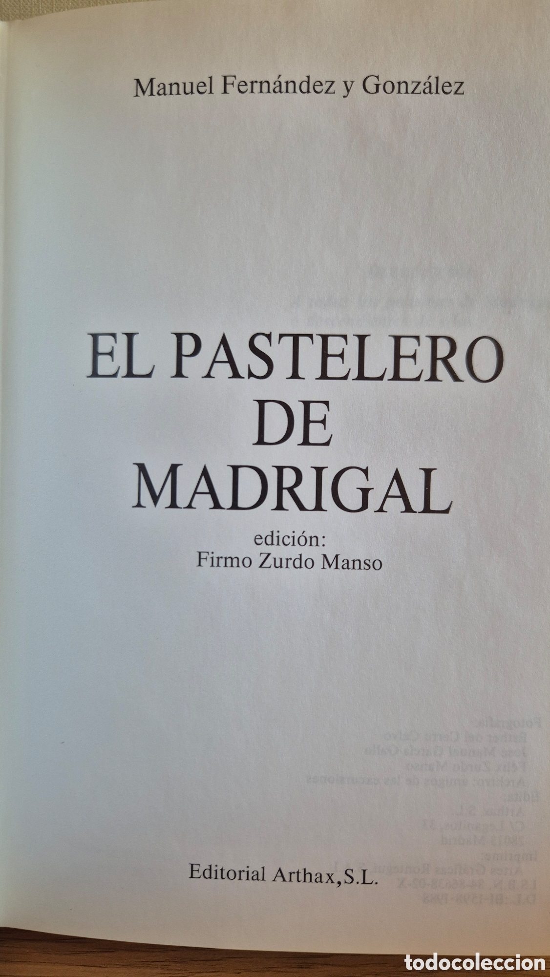 Libros de segunda mano: El pastelero de Madrigal - Foto 2