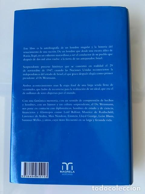 Libros de segunda mano: Prueba y error -Chaim Weizmann- - Foto 2