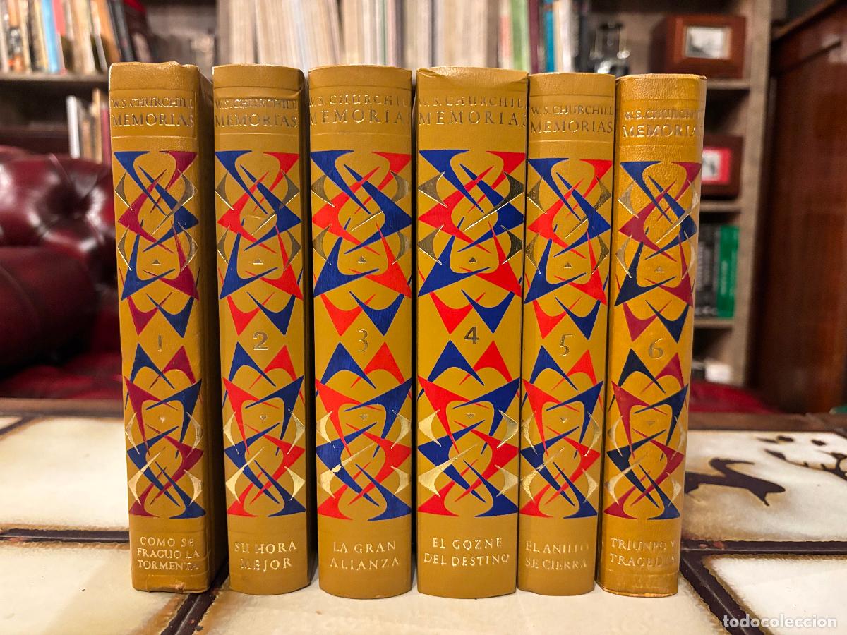 Libros de segunda mano: Sir Winston S. Churchill. Memorias. Obra completa en 6 vol&uacute;menes.
