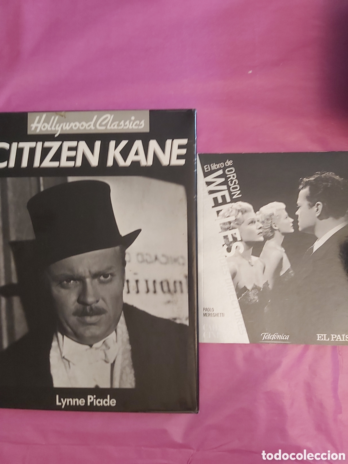 Libros de segunda mano: 2 LIBROS ORSON WELLES CITIZEN KANE LYNNE PIADE PAOLO MEREGHETTI TELEFONICA EL PAIS SMITHMARK