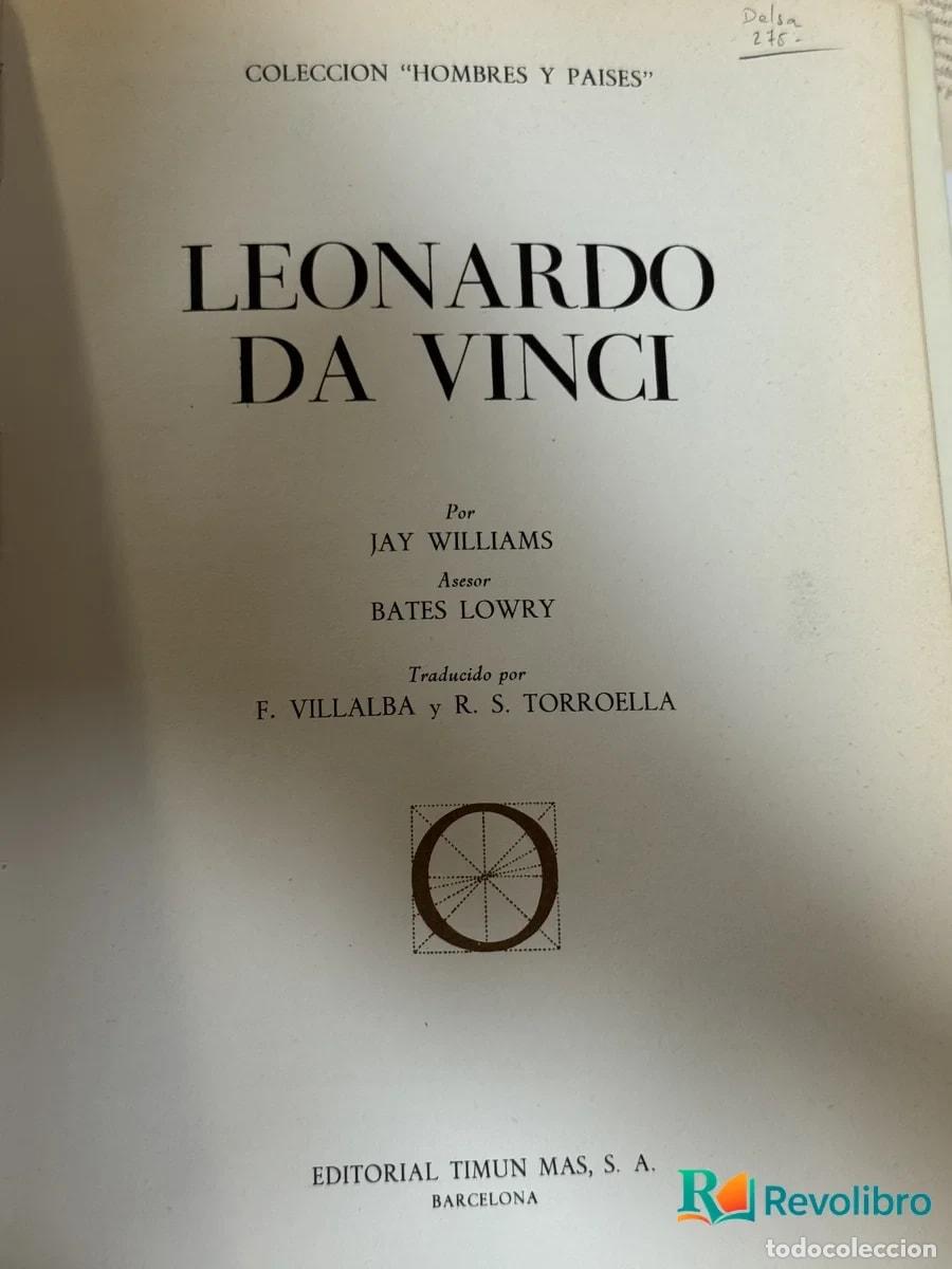 Libros de segunda mano: Leonardo Da Vinci - Jay Williams - Foto 2