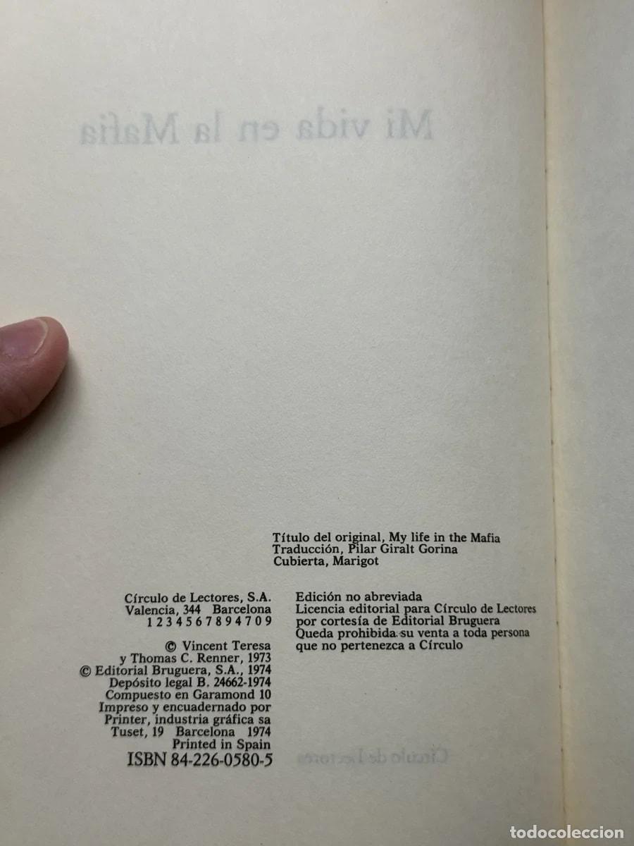 Libros de segunda mano: Mi vida en la mafia - Vincent Teresa - Foto 2
