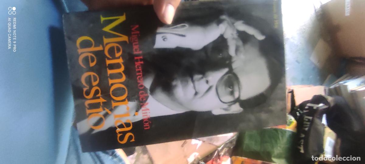 Libros de segunda mano: MEMORIAS DE EST&Iacute;O - MIGUEL HERRERO DE MI&Ntilde;&Oacute;N - TEMAS DE HOY - 1993
