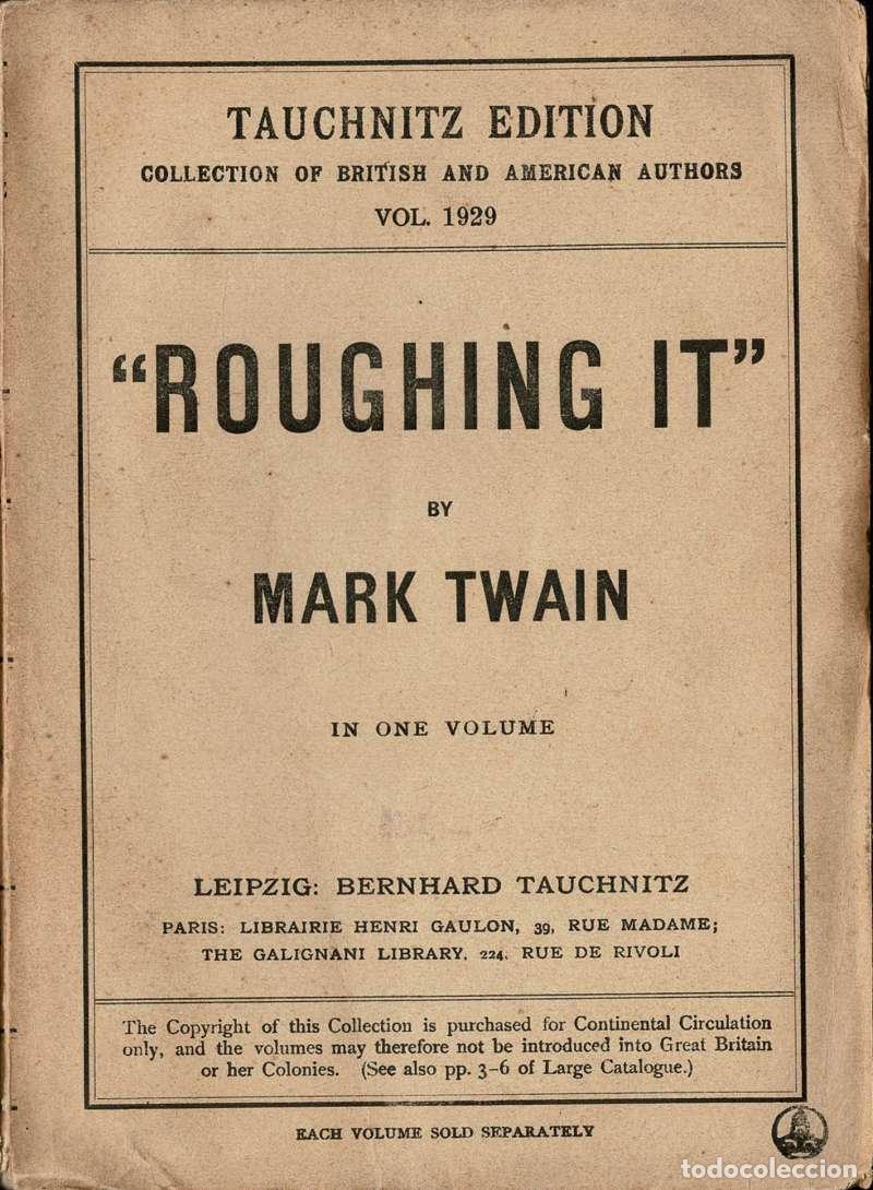 Libros de segunda mano: Roughing It - Mark Twain
