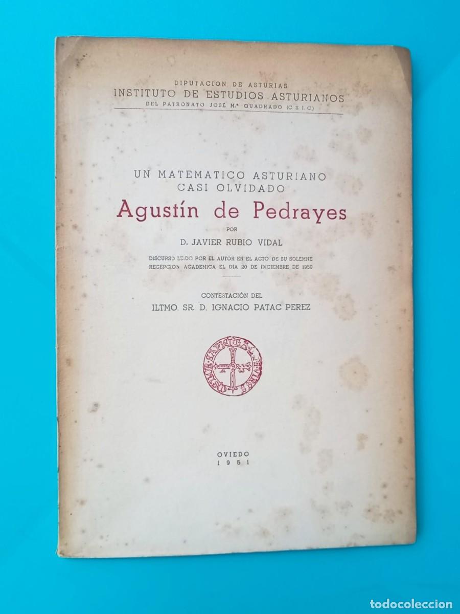 Libros de segunda mano: Agust&iacute;n de Pedrayes. Autor: Javier Rubio Vidal