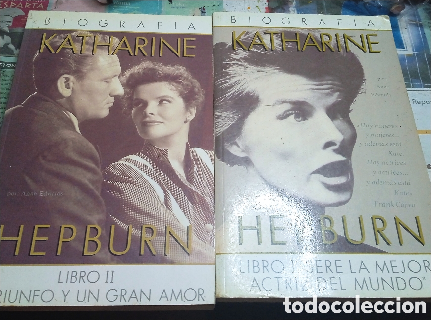 Libros de segunda mano: KATHARINE HERBURN -2 VOLUMENES-Anne EDWARDS