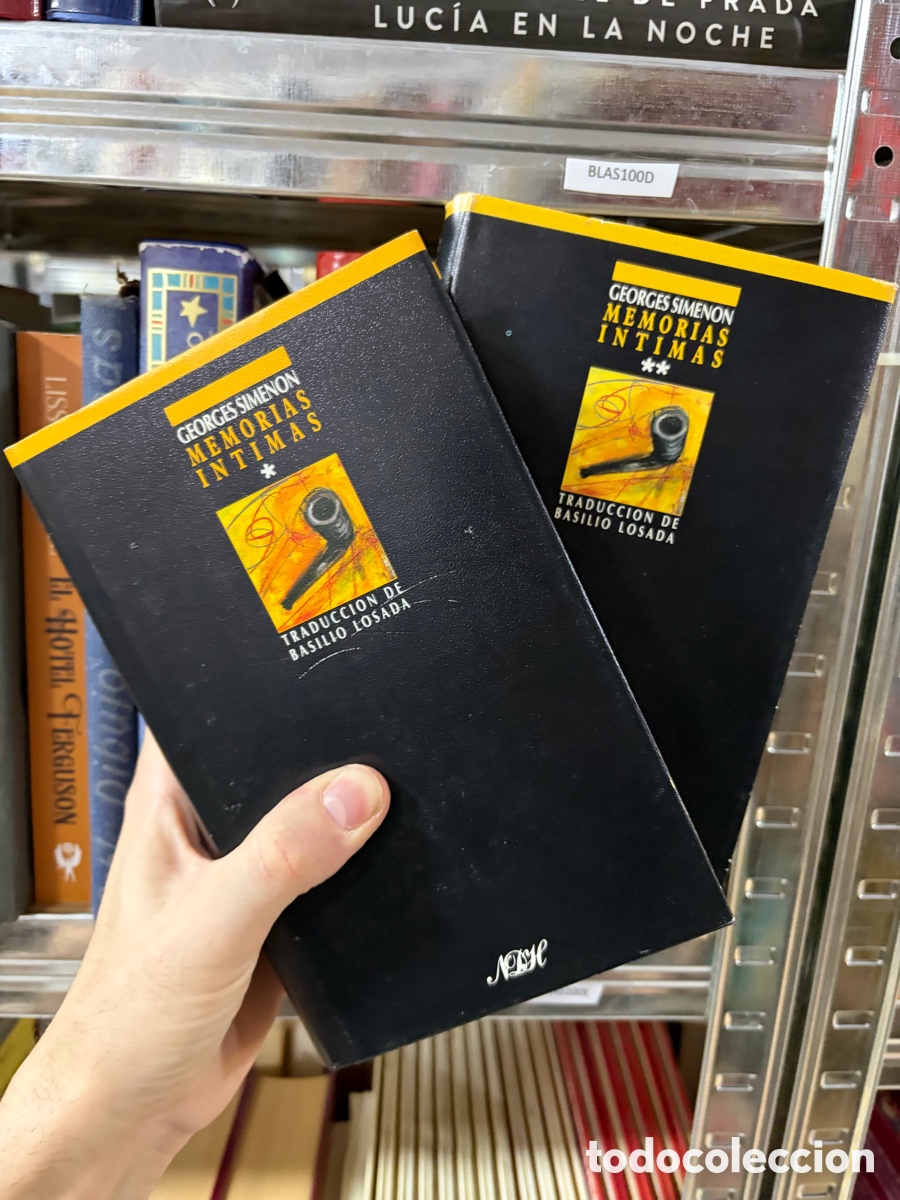 Libros de segunda mano: Blas100D MEMORIAS &Iacute;NTIMAS.-GEORGES SIMENON.2 TOMOS.
