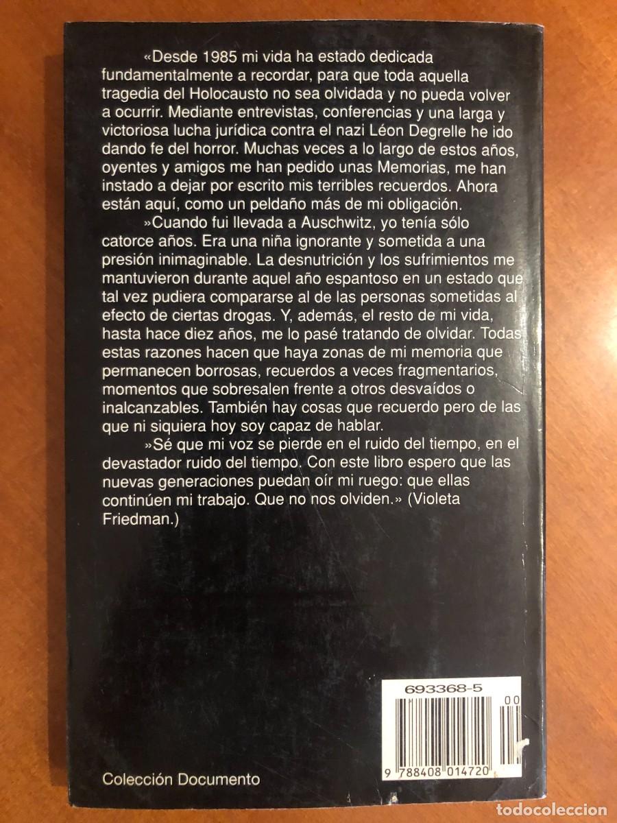 Libros de segunda mano: Mis memorias. Violeta Friedman - Foto 3