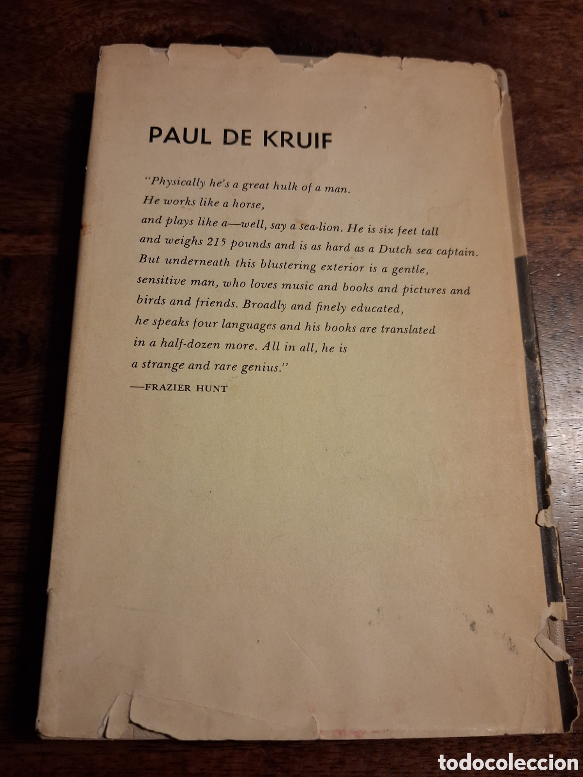 Libros de segunda mano: The Sweeping Wind, Paul De Kruif - Foto 3