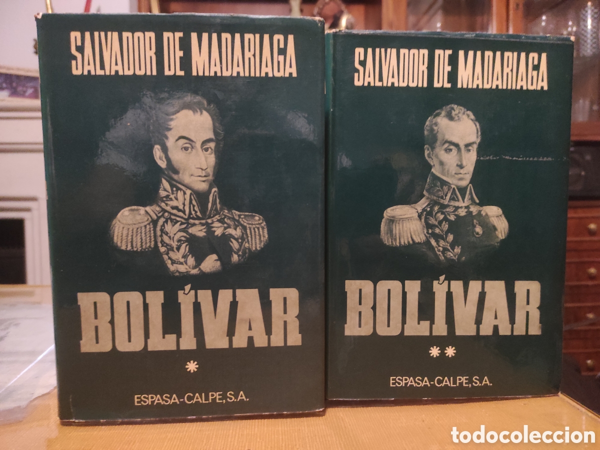 Libros de segunda mano: SALVADOR DE MADARIAGA. BOL&Iacute;VAR. ESPASA CALPE, S. A. II TOMOS. 1975. (PEDIDO MINIMO 10&euro;)