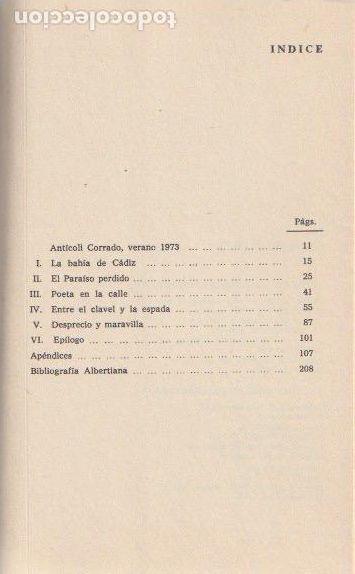 Libros de segunda mano: Sobre Alberti / Manuel Bayo - Foto 4