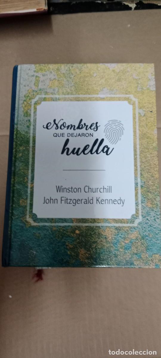 Libros de segunda mano: NOMBRES QUE DEJARON HUELLA WINSTON CHURCHILL KENNEDY LIBRO GG-OT