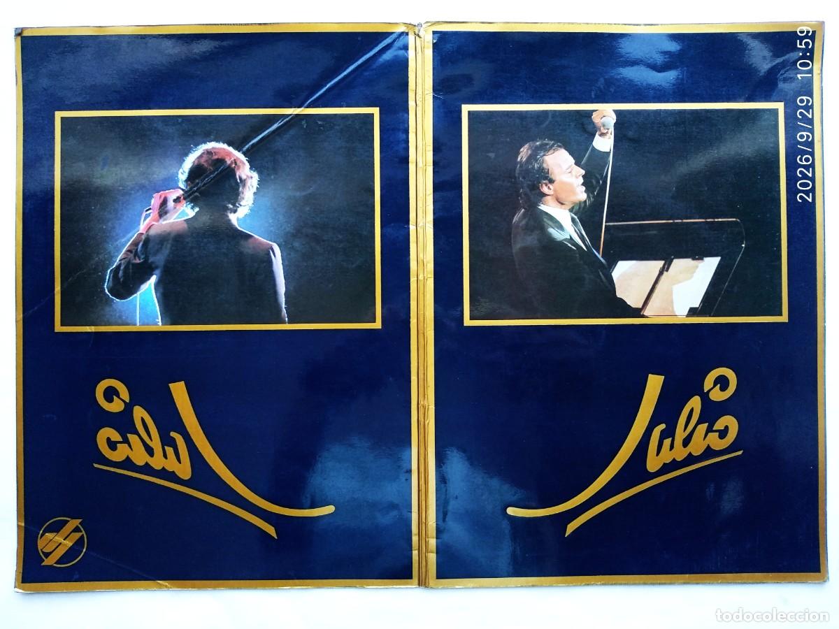 Libros de segunda mano: JULIO IGLESIAS, EN CONCIERTO. LIBRO 25,5 X 35 cms. 64 p&aacute;ginas.