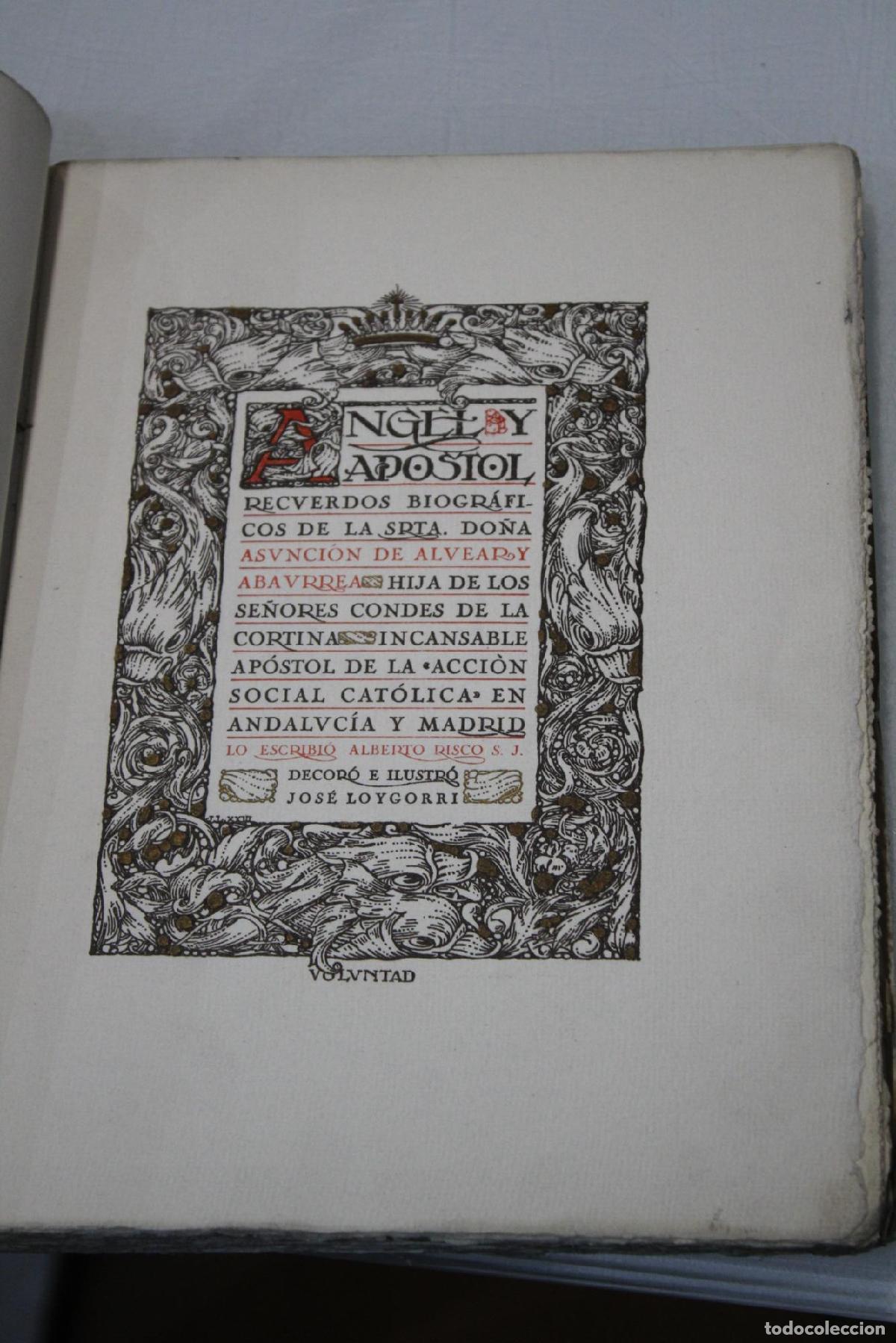 Libros de segunda mano: &Aacute;ngel y ap&oacute;stol. Recuerdos biogr&aacute;ficos de la Srta. Do&ntilde;a Sunci&oacute;n de Alvear y Abaurrea. Hija de los se