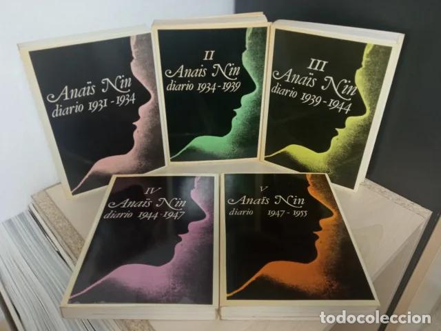 Libros de segunda mano: Diarios ANA&Iuml;S NIN COMPLETOS (1931-1955) / Tomos I, II, III, IV y V / Editorial RM / ESTADO IMPECABLE