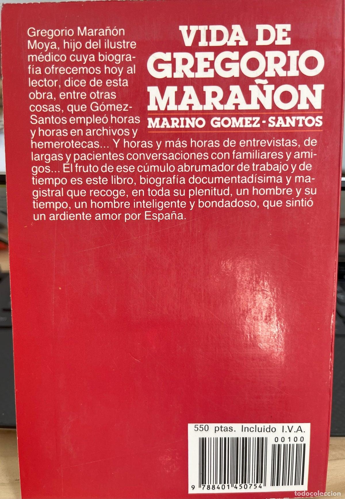 Libros de segunda mano: Vida de Gregorio Mara&ntilde;&oacute;n - Foto 2