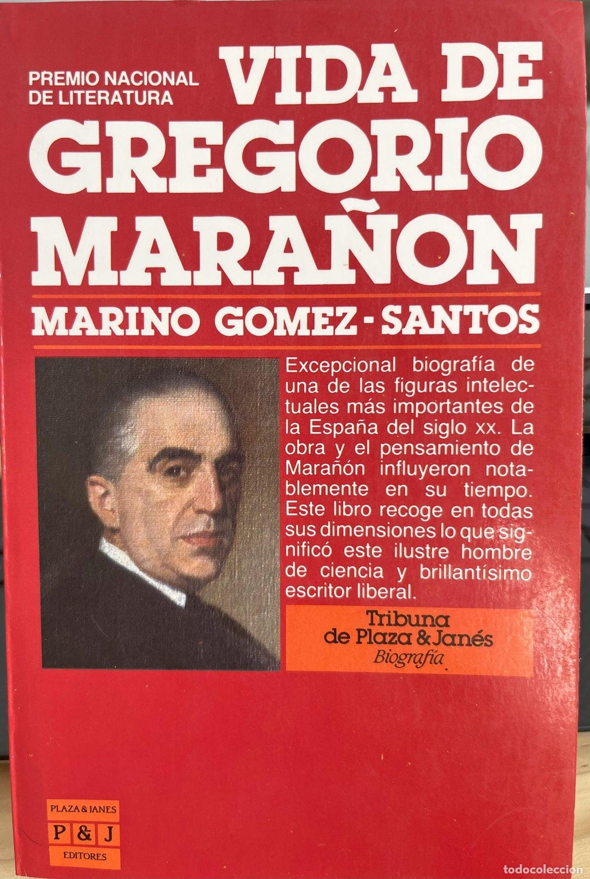 Libros de segunda mano: Vida de Gregorio Mara&ntilde;&oacute;n