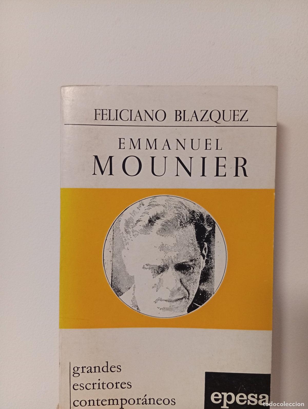 Libros de segunda mano: Emmanuel Mounier - Feliciano Blazquez