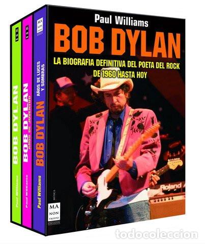 Libri di seconda mano: BOB DYLAN. ESTUCHE 3 VOL&Uacute;MENES. Williams, Paul. EDICIONES ROBINBOOK, 2005, nuevo. Estuche 3 libros.