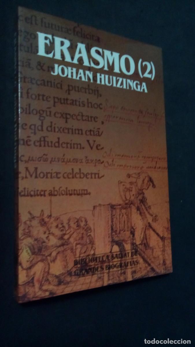 Second hand books: ERASMO (2) - JOHAN HUIZINGA - BIBLIOTECA SALVAT DE GRANDES BIOGRAFIAS /PRECINTADO-SIN USAR
