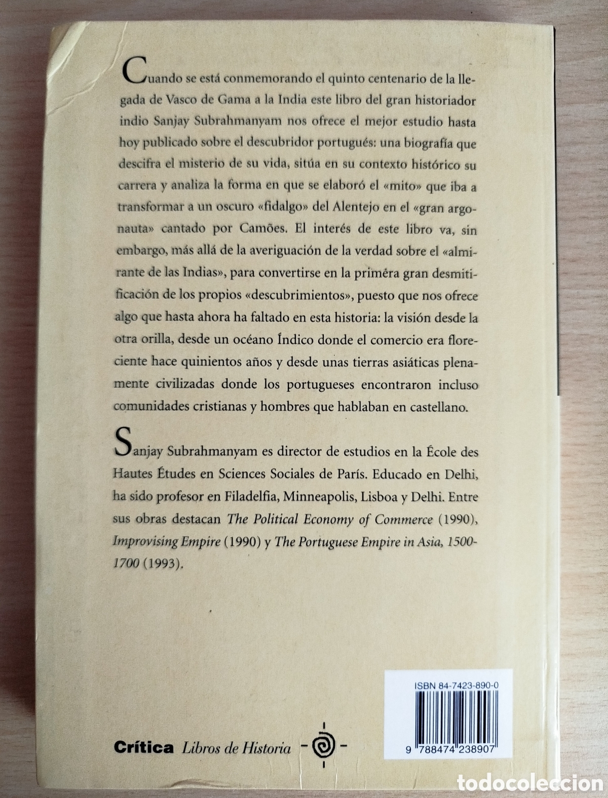 Libros de segunda mano: Vasco de Gama (Subrahmanyam) - Foto 2
