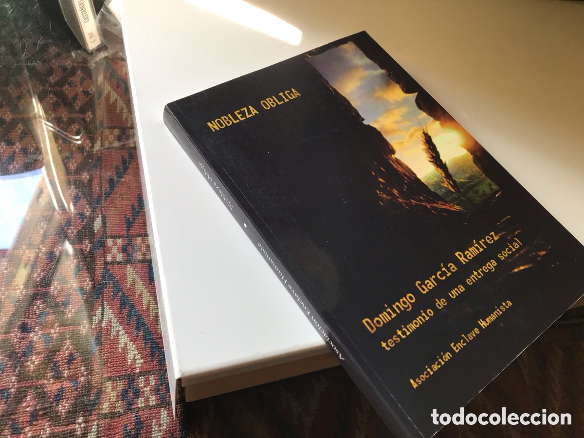 Libros de segunda mano: Nobleza obliga. Domingo Garc&iacute;a Ram&iacute;rez. Testimonio de una entrega social.
