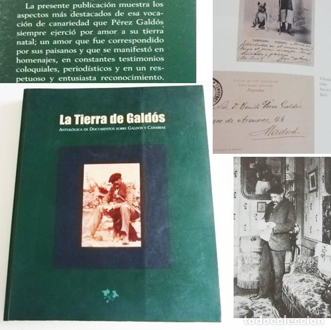 Libros de segunda mano: LA TIERRA DE GALD&Oacute;S LIBRO ANTOLOG&Iacute;A DOCUMENTOS SOBR G Y CANARIAS ESCRITOR ESPA&Ntilde;OL BENITO P&Eacute;REZ ISLAS