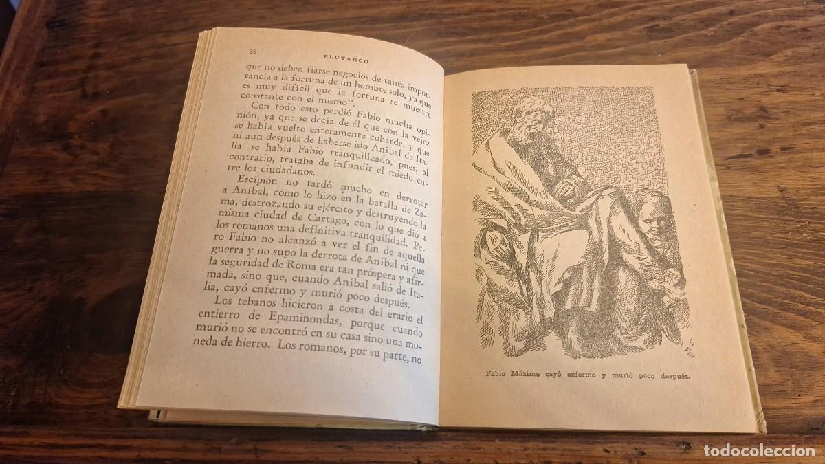 Libros de segunda mano: GRANDES FIGURAS DE ROMA. PLUTARCO. - Foto 4