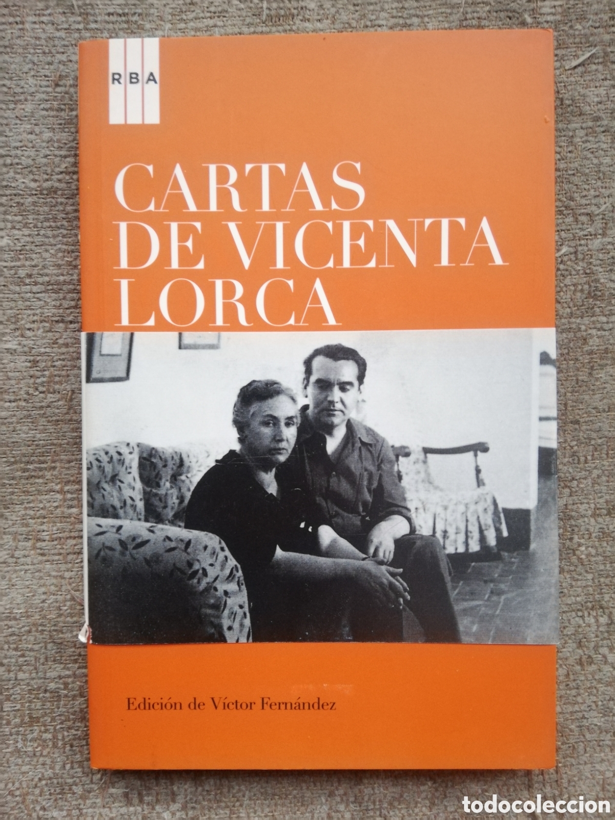Libros de segunda mano: Cartas de Vicenta Lorca a su hijo Federico. Edici&oacute;n de Victor Fern&aacute;ndez