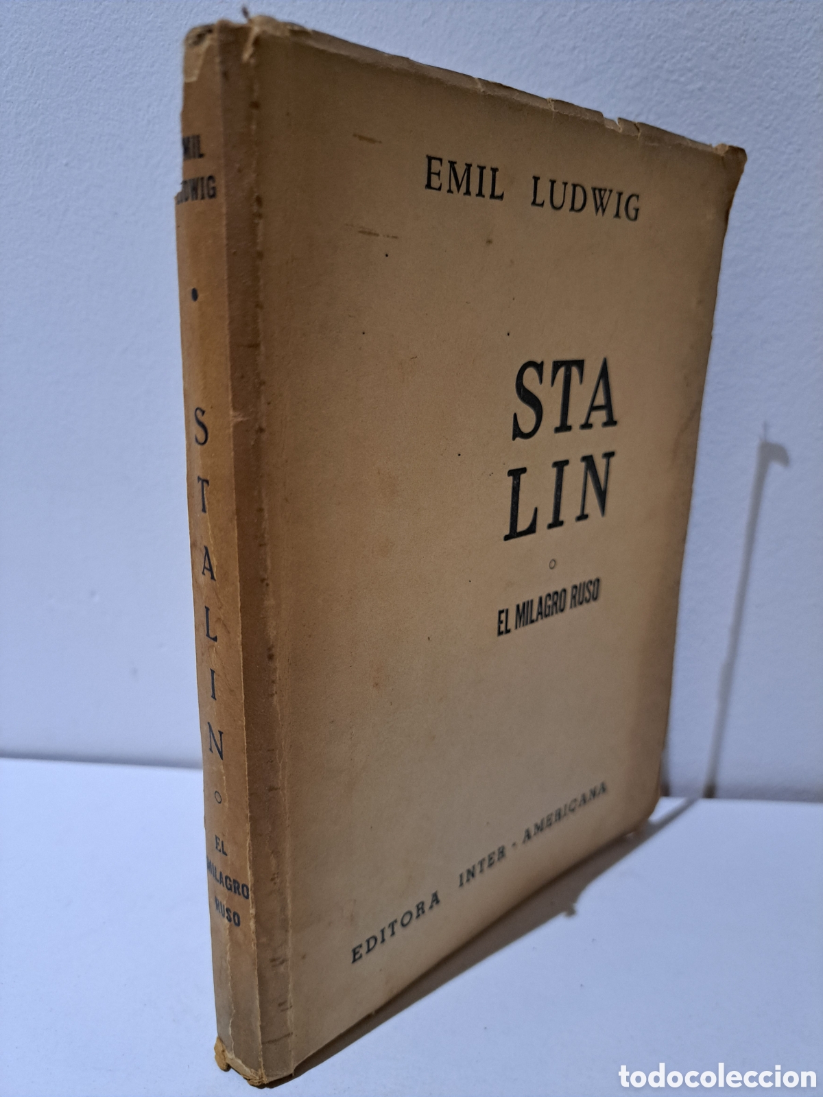 Libros de segunda mano: STALIN O EL MILAGRO RUSO - E. LUDWIG - 1945, 3&ordf; ED