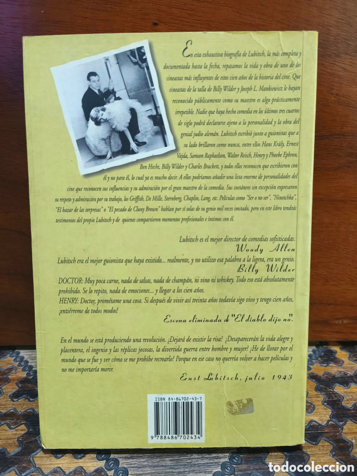 Libros de segunda mano: Scott Eyman &mdash; Ernst Lubitsch: risas en el para&iacute;so - LML - Foto 4
