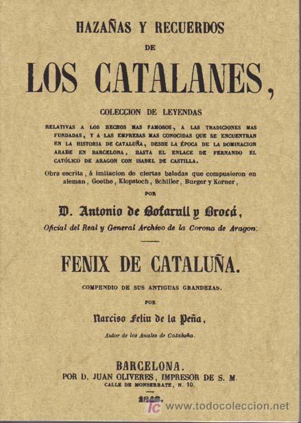 Libros de segunda mano: HAZA&Ntilde;AS Y RECUERDOS DE LOS CATALANES - Foto 1