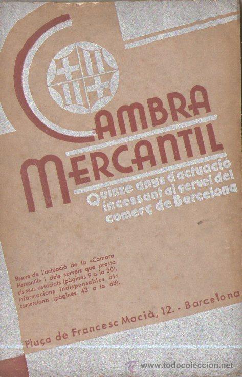 Libros de segunda mano: Librito de la Cambra Mercantil de Barcelona, 1932. - Foto 1