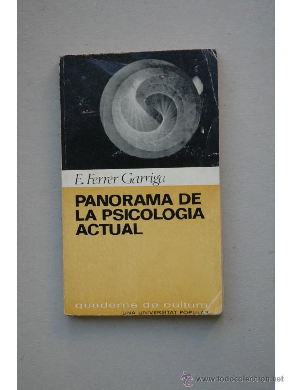 Libros de segunda mano: Panorama de la psicolog&iacute;a act&uacute;al - FERRER GARRIGA, E. - Foto 1