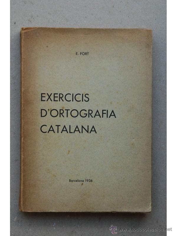 Libros de segunda mano: Exercicis dortografia catalana - FORT, E. - Foto 1