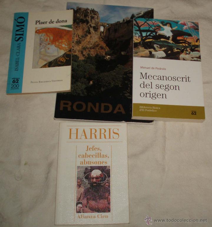 Libros de segunda mano: lote de tres libros y una guia de ronda - Foto 1