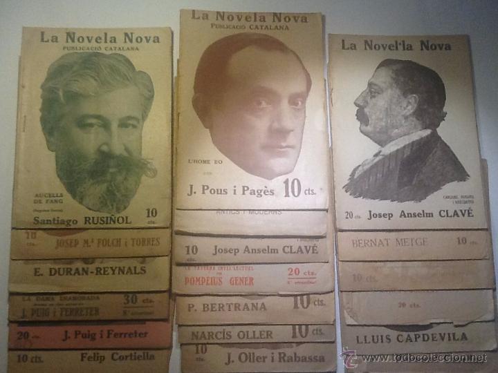 Libros de segunda mano: LA NOVELA NOVA. PUBLCACIO CATALANA 19 EJEMPLARS - Foto 1