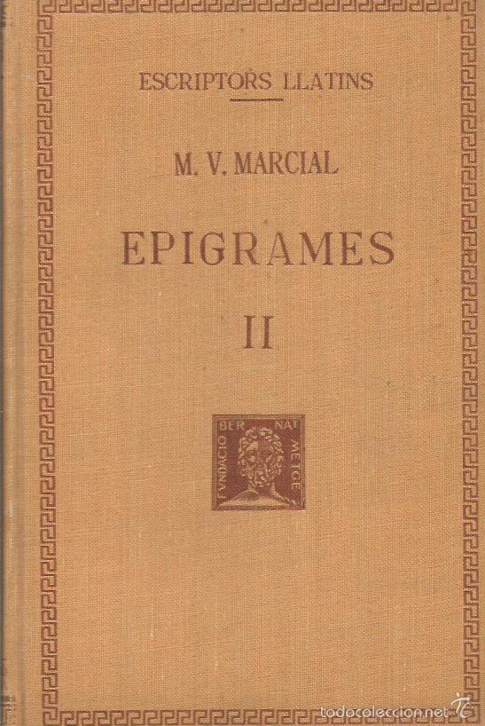 Libros de segunda mano: EPIGRAMES II - Marcial,M.Valeri - Foto 1