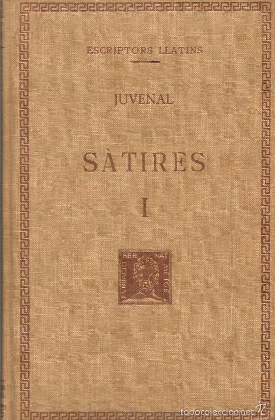 Libros de segunda mano: S&Agrave;TIRES I - Juvenal - Foto 1