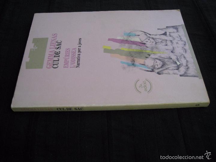 Libros de segunda mano: CUL DE SAC - GEMMA LIENAS - EDITORIAL EMPURIES 1987 - EN CATALA. - Foto 3