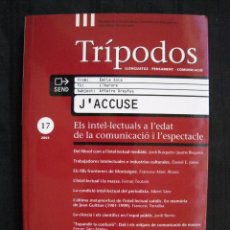 Libros de segunda mano: TRIPODOS - LLENGUATGE / PENSAMENT / COMUNICACIO - Nº 17 - AÑO 2005 - EN CATALA.