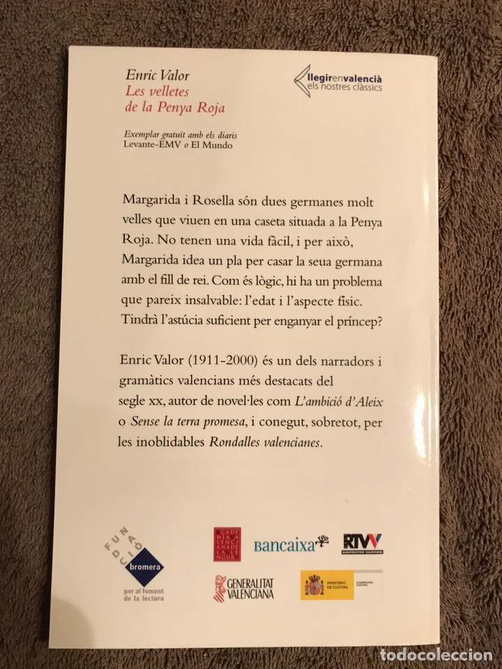 Libros de segunda mano: Libro&rdquo;LES VELLETES DE LA PENYA ROJA&rdquo;, per E. Valor (a.2007) - Foto 2