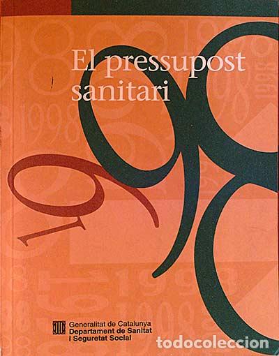 Libros de segunda mano: EL PRESSUPOST SANITARI 1998 - Varios - Foto 1