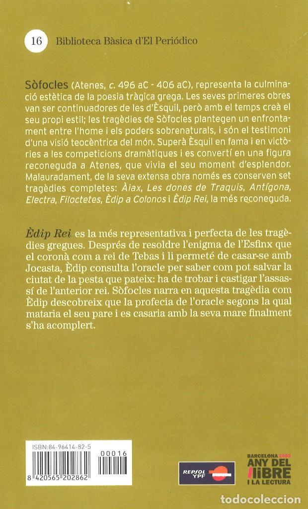 Libros de segunda mano: Edip Rei. S&ograve;flocles. En catal&aacute;n - Foto 2